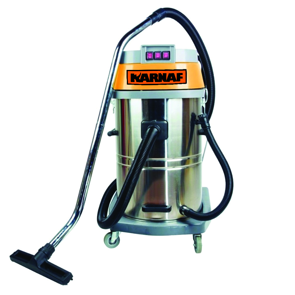 שואב אבק 80 ליטר יבש/רטוב מיכל נירוסטה 3x1500 CC-80L