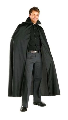 גלימה עם צווארון לתחפושת ערפד או קוסם 120 ס