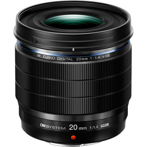 ‏עדשה OM SYSTEM M.Zuiko Digital ED 20mm f/1.4 PRO
