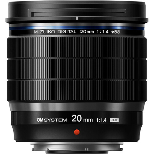 ‏עדשה OM SYSTEM M.Zuiko Digital ED 20mm f/1.4 PRO
