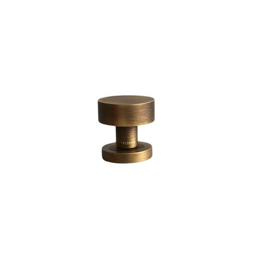 זוג כפתורים לדלת 410 Round - פליז מיושן