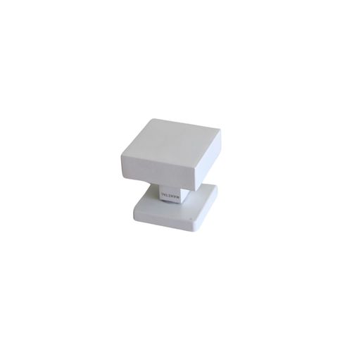 זוג כפתורים לדלת Square QZ30 - לבן 