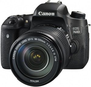 Canon EOS 760D +18-135mm זמין קרט