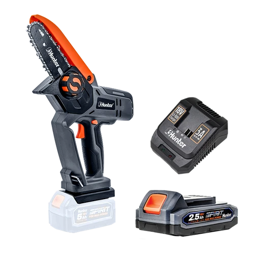 משור שרשרת נטען "4 18V + סוללה 1.5Ah + מטען 102908-008