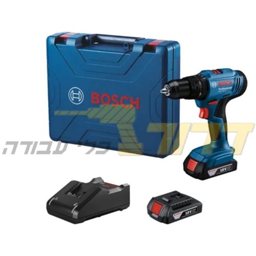 גוף מברגה מקצועית GSB 183-LI + שתי סוללות 2AH ומטען מהיר במזוודה