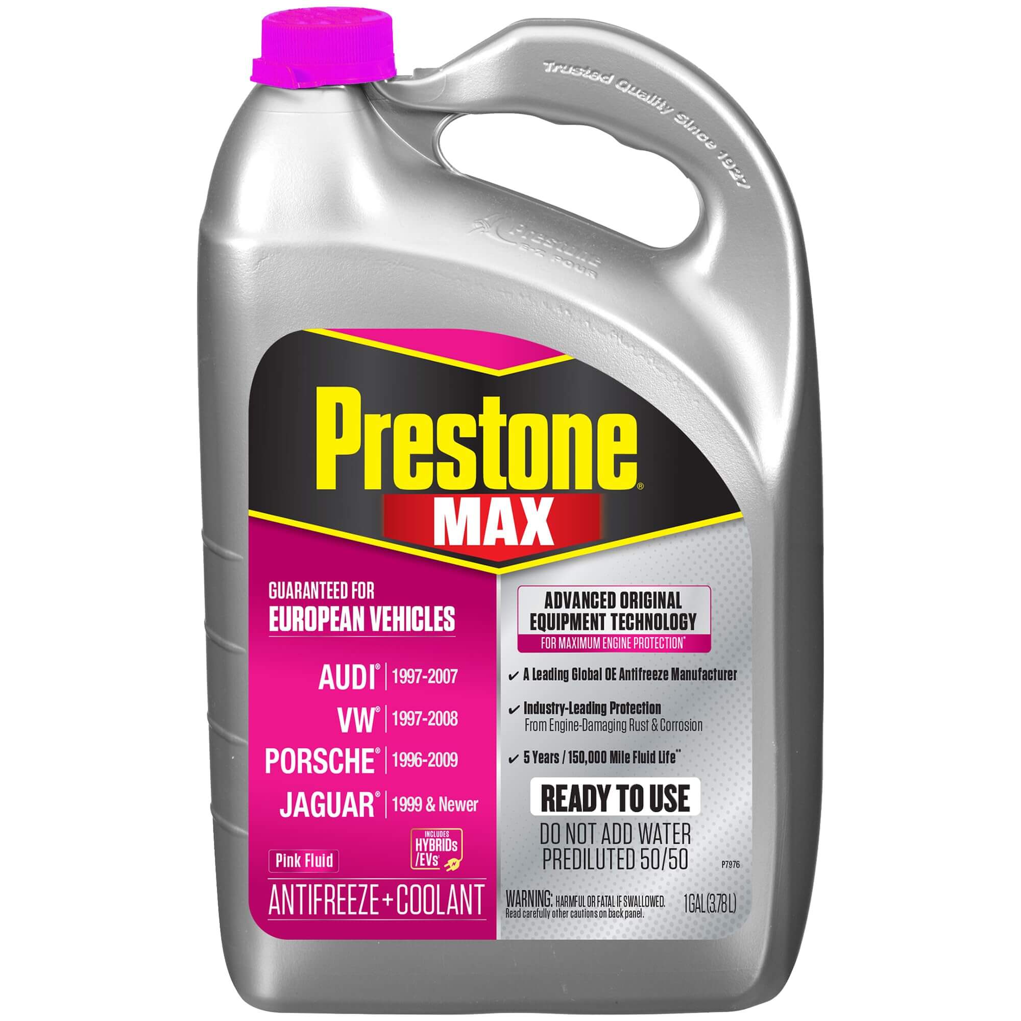 ‏נוזל קירור ורוד Prestone Max European