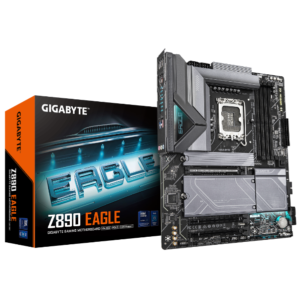 לוח לאינטל דור 15 Gigabyte Z890 EAGLE 2.5GbE 4XM.2 Slots ATX LGA1
