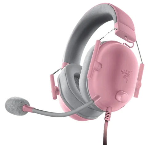 אוזניות גיימינג Blackshark V2x RAZER - ורוד