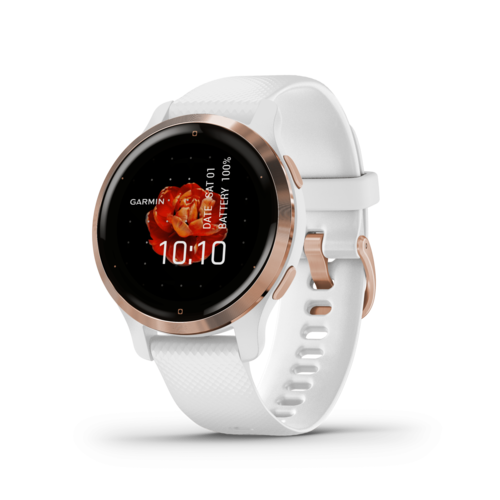 שעון ספורט חכם – Venu® 2S - 40mm לבן & זהב ורוד