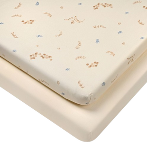 זוג סדינים לעגלה 100% כותנה ג