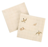 זוג חיתולי בד במבוק 100% אורגני - ציפורים נודדות