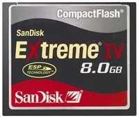 כרטיס זיכרון SanDisk CF Extreme IV Compact Flash 16GB