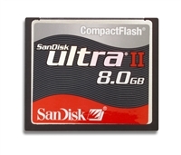 כרטיס זכרון SanDisk Ultra ll CF Compact Flash 8GB