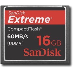 כרטיס זיכרון SanDisk CompactFlash 16GB X400