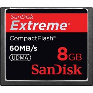 כרטיס זיכרון SanDisk CompactFlash 8GB X400
