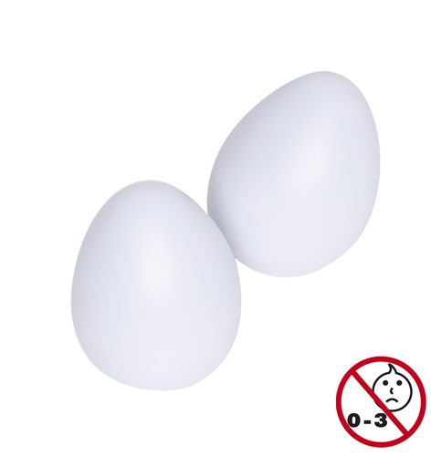 זוג ביצי שייקר בצבע לבן דגם EGG2-WH חברת Stagg