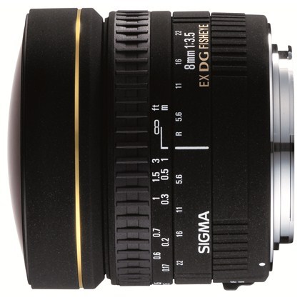 עדשת סיגמה SIGMA 8mm F3.5 EX DG