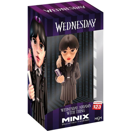 מיניקס MINIX פסלון אספנות ונדסדיי אדמס  WEDNESDAY WEDNESDAY ADDAMS WITH THING