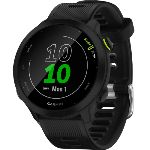 שעון חכם גרמין צבע שחור Garmin Forerunner 55 GPS 42mm