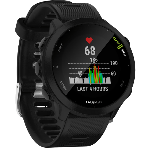שעון חכם גרמין צבע שחור Garmin Forerunner 55 GPS 42mm