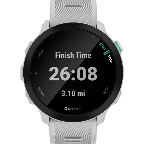 שעון חכם גרמין צבע אפור בהיר Garmin Forerunner 55 GPS 42mm
