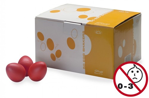  מארז 50 ביצי שייקר בצבע אדום דגם EGG-50 RDM חברת Stagg