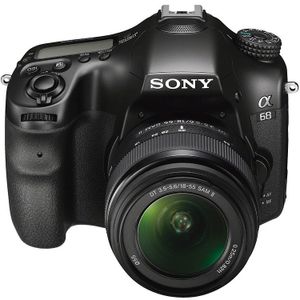 מצלמה חסרת מראה סוני Sony Alpha A68 Dslr Camera + 18-55mm - קיט