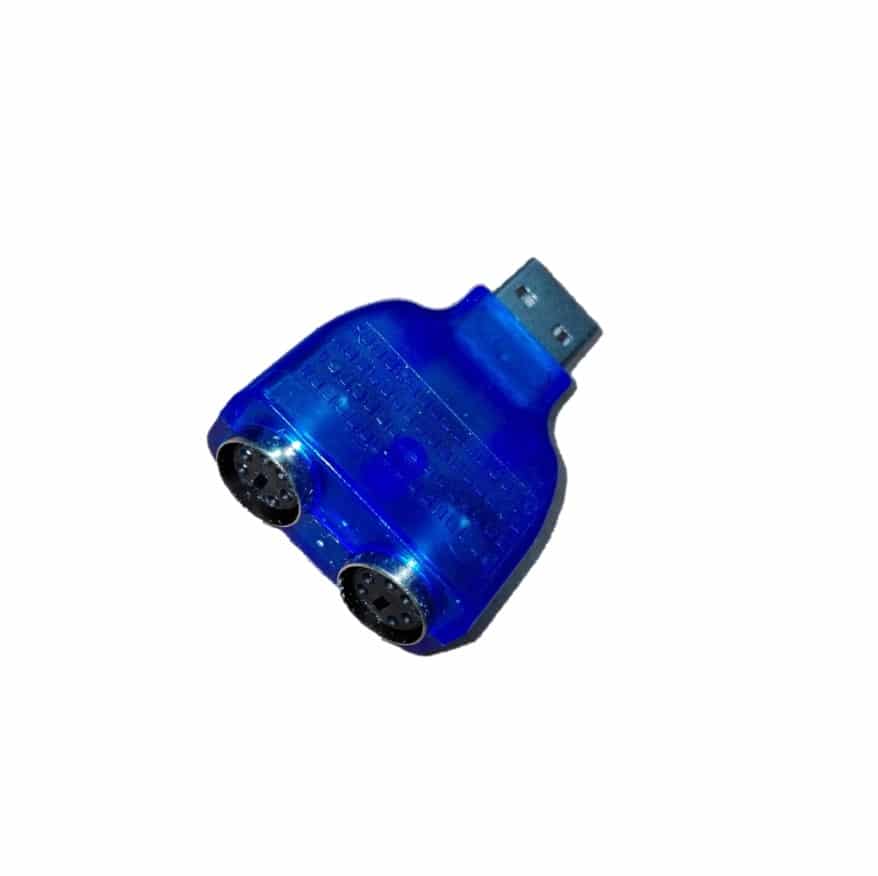 מתאם מ- USB ל- PS2 כפול