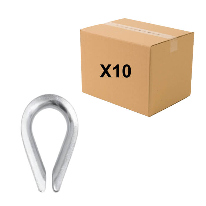 טימבלים לכבל פלדה רובור חבילה 10 יחידות
