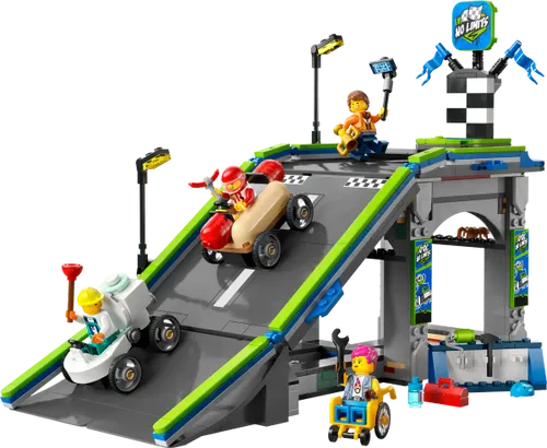 לגו City – בלי גבולות: מסלול עם רמפת מכוניות מרוץ (60460) LEGO