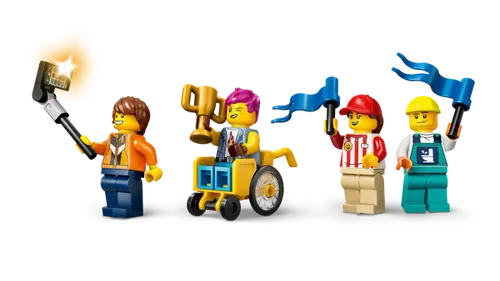 לגו City – בלי גבולות: מסלול עם רמפת מכוניות מרוץ (60460) LEGO