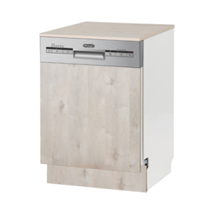 מדיח כלים חצי אינטגרלי צר DeLonghi WMD-26HI – כסוף, 44.8 ס"מ, 10 מערכות כלים