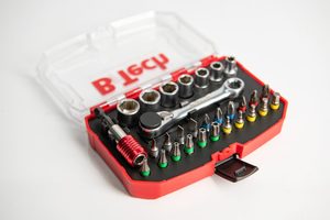 סט ביטים ובוקסות מקצועי 30 חלקים B-TECH D1/4 בקופסא