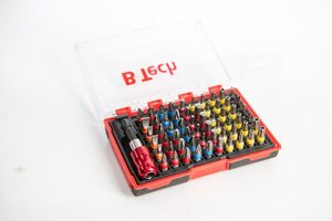 סט ביטים מוביל ביט מקצועי 61 חלקים B-TECH בקופסא