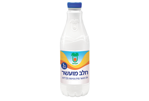 חלב יטבתה 3% שומן, מועשר 1 ליטר