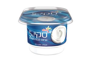 גבינת סקי שטראוס 5% שומן, 250 גרם