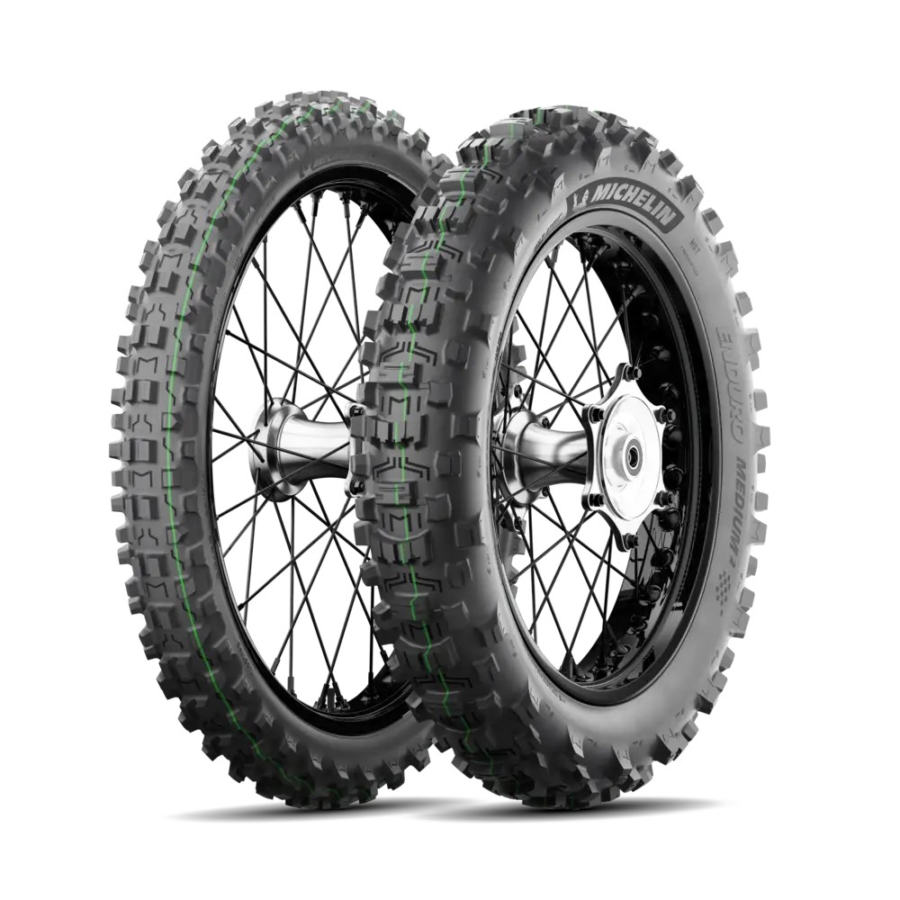 סט צמיגים מישלין אינדורו מדיום 2 - 2 MICHELIN ENDURO MEDIUM