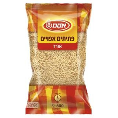 פתיתים אפויים - אורז 500 גרם של אסם