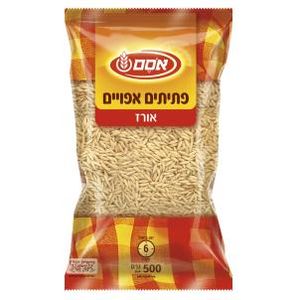 פתיתים אפויים - אורז 500 גרם של אסם