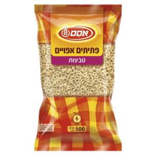 פתיתים אפויים טבעות -אסם 500 גרם