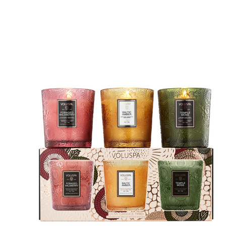 מארז מתנה 3 נרות - Demi Candle Gift
