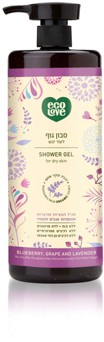 סבון גוף לעור יבש פירות סגולים 1 ליטר | Shower Gel for dry skin