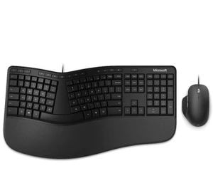 סט מקלדת עכבר מייקרוסופט ‏Microsoft MS Ergonomic WIRED