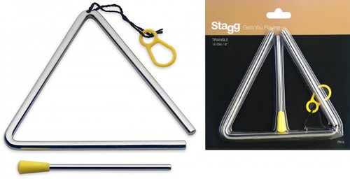 משולש עם מקוש גודל ״6 דגם TRI-6 חברת Stagg 	