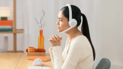 אוזניות אלחוטיות בלוטוס Logitech Zone 300 Bluetooth - שחור