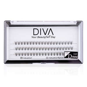 ריסים בודדים דיווה DIVA מסדרה 10D צפיפות עדינה