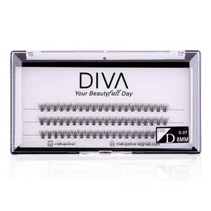 ריסים בודדים דיווה DIVA מסדרה 20D צפיפות בינונית