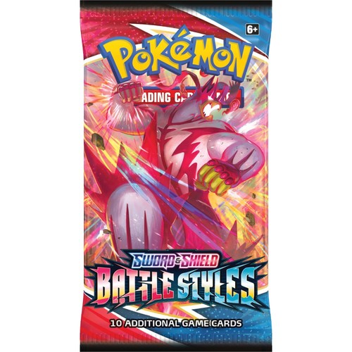 קלפי פוקימון חבילת בוסטר באטל סטיילס sword&shild battle styles booster pack