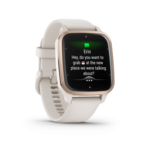 שעון ספורט חכם – Venu® Sq 2 music | 40mm - זהב & שנהב