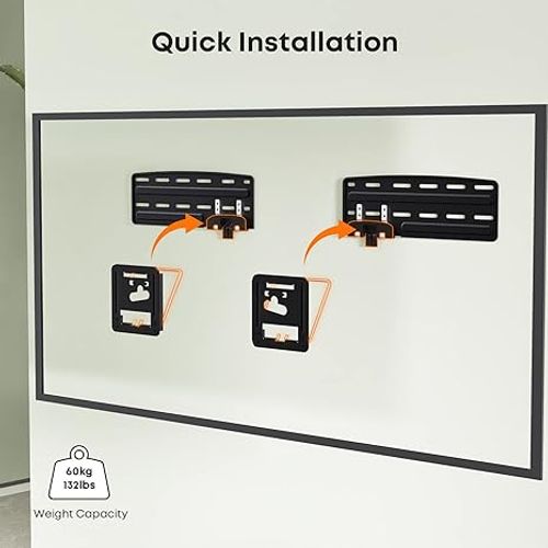 תושבת טלוויזיה דקה במיוחד למסכי סמסונג 43 עד 85 אינץ' לדגמים תומכים בלבד WMN-A50E SLIM FIT